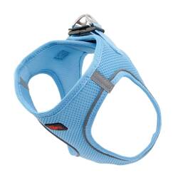 Natura Air Yumuşak Doku Köpek Bel Tasması M Mavi - 1