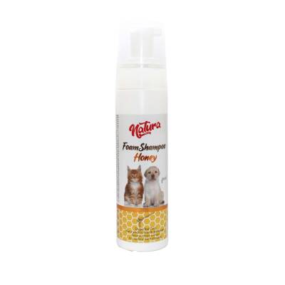Natura Foam Bal Özlü Kedi ve Köpek İçin Köpük Şampuanı 200 ml - 1