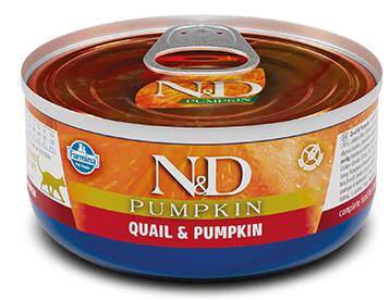 N&D Balkabaklı Tahılsız Bıldırcın Etli Yetişkin Kedi Konservesi 70 gr - 1