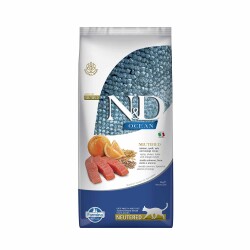 N&D Düşük Tahıllı Somon Balıklı ve Portakallı Kısırlaştırılmış Yetişkin Kedi Maması 10 kg - 1