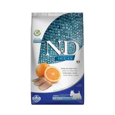 N&D Ocean Balıklı Küçük Irk Tahılsız Yetişkin Köpek Maması 2,5 kg - 1