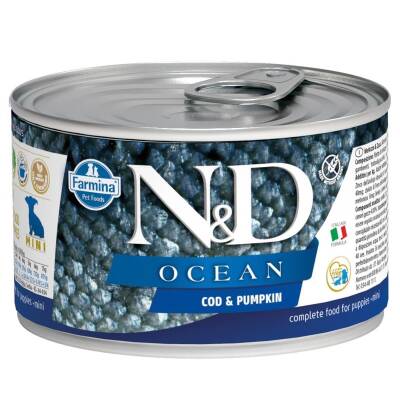 N&D Ocean Morina Balık ve Balkabaklı Köpek Konservesi 140 gr - 1