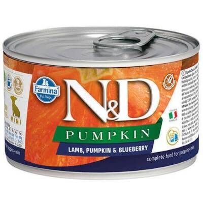 N&D Pumpkin Puppy Mini Balkabaklı Kuzu Etli ve Yaban Mersini Yavru Köpek Konservesi 140 gr - 1