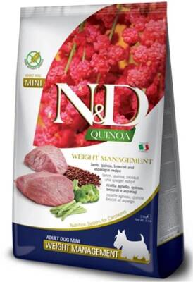 N&D Quinoa Kilo Problemli Kuzulu Tahılsız küçük Irk Yetişkin Köpek Maması 2,5 kg - 1