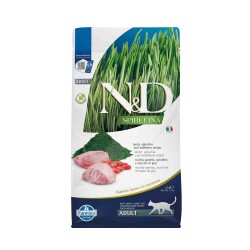 N&D Spirulina Tavkiyeli Kuzulu Yetişkin Kedi Maması 1,5 kg - N&D