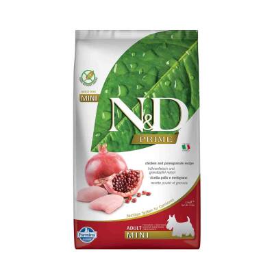 N&D Tahılsız Tavuklu Narlı Küçük Irk Yetişkin Köpek Maması 2,5 kg - 1