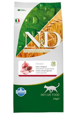 N&D Tahılsız Tavuklu Yetişkin Narlı Kedi Maması 10 kg - 1