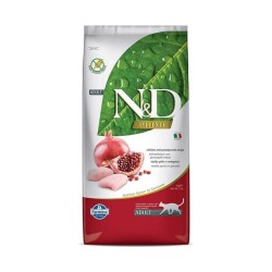 N&D Tahılsız Tavuklu Narlı Yetişkin Kedi Maması 10 kg - N&D