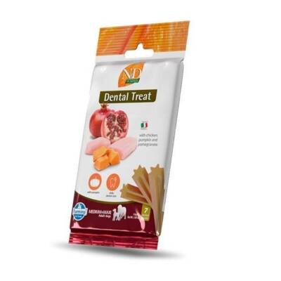N&D Tavuklu Balkabaklı Diş Sağlığı Medium/Maxi Köpek Ödülü 100 Gr - 1