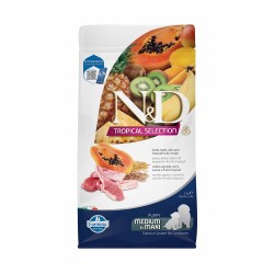 N&D Tropical Selection Düşük Tahıllı Kuzu Etli ve Tropikal Meyveli Orta ve Büyük Irk Yavru Köpek Maması 2 kg - N&D