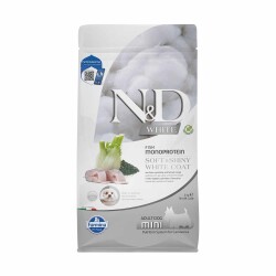 N&D White Mono Protein Balıklı Beyaz Renkli Küçük Irk Yetişkin Köpek Maması 2 kg - N&D