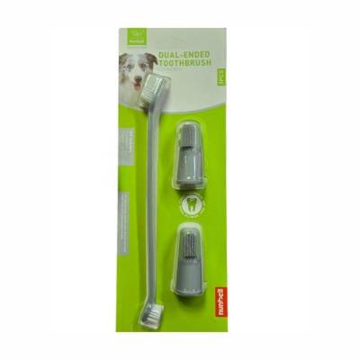 Nunbell Dental Care 3'lü Köpek Diş Temizleme Fırçası - 1