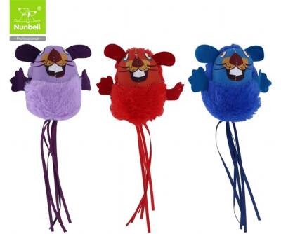 Nunbell Kedi Oyuncağı Kürklü Fare - 1