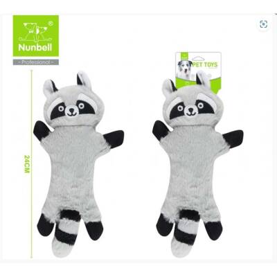 Nunbell Köpek Oyuncağı Peluş Rakun 24 cm - 1