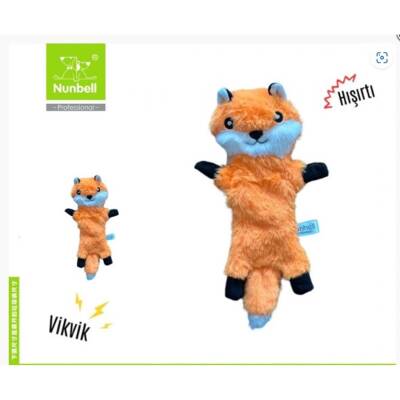 Nunbell Köpek Oyuncağı Peluş Tilki - 1