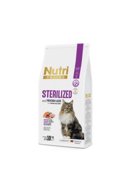 Nutri Feline Sterilized Somonlu Tahılsız Kısırlaştırılmış Kedi Maması 10 Kg - 1