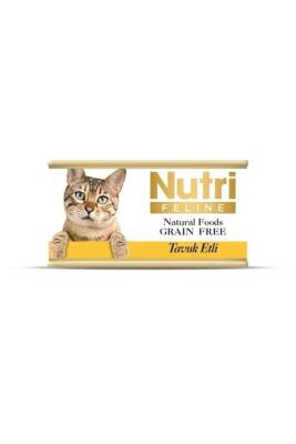 Nutri Feline Tahılsız Tavuk Etli Yetişkin Kedi Konservesi 85 Gr - 1