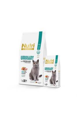 Nutri Feline Urinary Böbrek Sağlığı Destekleyici Somonlu Düşük Tahıllı Yetişkin Kedi Maması 10 Kg - 1