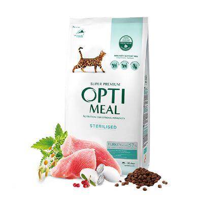 Optimeal Hindi Etli Kısırlaştırılmış Kedi Maması 1,5 kg - 1