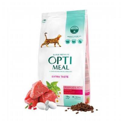 Optimeal Süper Premium Dana Etli Yetişkin Kedi Maması 10 kg - 1