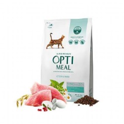 Optimeal Süper Premium Hindili Kısır Kedi Maması 4 kg - Optimeal