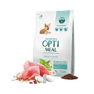 Optimeal Süper Premium Hindili Tüm Irklar İçin Yavru Köpek Maması 4 kg - 1