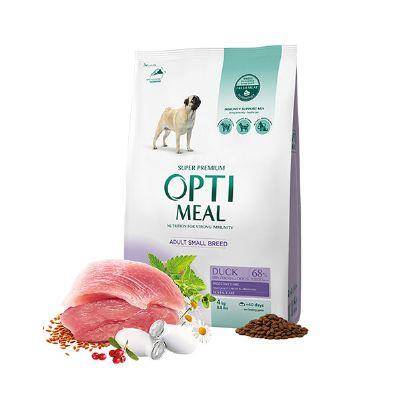 Optimeal Süper Premium Ördekli Küçük Irk Yetişkin Köpek Maması 4 kg - 1