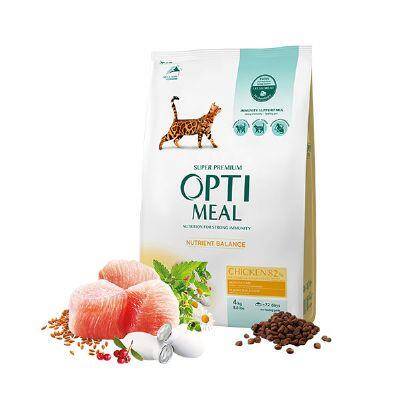 Optimeal Super Premium Tavuklu Yetişkin Kedi Maması 4 kg - 1