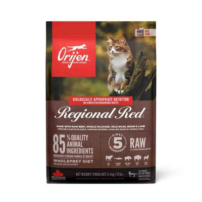 Orijen Regional Red Tahılsız Yetişkin Kedi Maması 5,4 kg - 1