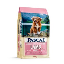 Pascal Kuzu Etli Orta ve Büyük Irk Yavru Köpek Maması 15 kg - 1