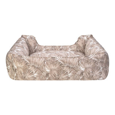 Pet Comfort Alpha Açık Kahverengi-Beyaz Köpek Yatağı L 105x85cm - 3
