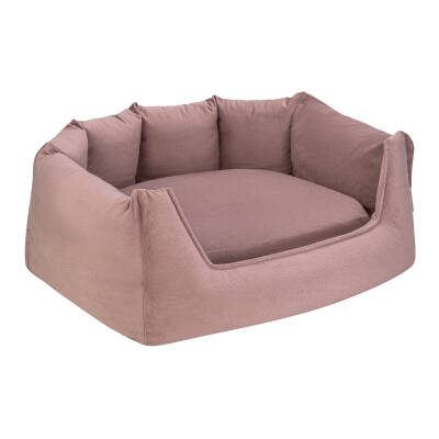 Pet Comfort Barcelona Kedi ve Köpek Yatağı Pudra Pembe 75x65cm - 3
