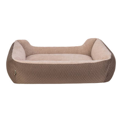 Pet Comfort Bravo Duo Köpek Yatağı Kahverengi/Bej L 90x70cm - 2