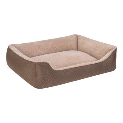 Pet Comfort Bravo Duo Köpek Yatağı Kahverengi/Bej L 90x70cm - 3