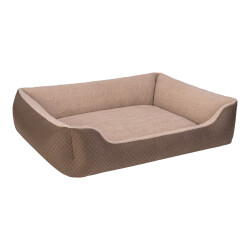 Pet Comfort Bravo Duo Köpek Yatağı Kahverengi/Bej XL 105x80cm - 2