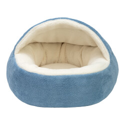 Pet Comfort Cosy Kedi/Köpek Yatağı, Mavi-Beyaz 55x55x20cm - 1