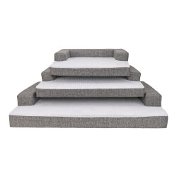 Pet Comfort Gloria Sofa Orthopedik Köpek Yatağı, Antrasit 120x80x10cm - 3