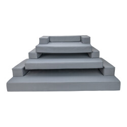 Pet Comfort Gloria Sofa Orthopedik Su Geçirmez Köpek Yatağı, Gri 70x53x8cm - 4