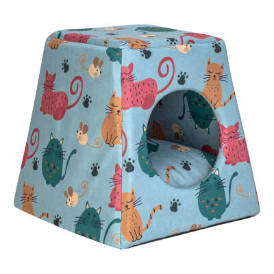 Pet Comfort Iglo Kedi Yatağı Kedi Eco Mint 37x37x37cm - 2
