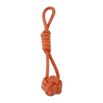 Pet Comfort İpli Kedi Oyuncağı, 100% Pamuk, Turuncu 15cm - 1