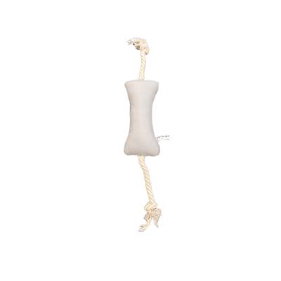 Pet Comfort İpli Kemik Su Geçirmez Köpek Oyuncağı, A.Gri 17cm - 1