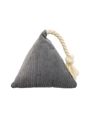 Pet Comfort İpli Prizma Köpek Oyuncağı Gri 17x30cm - 1