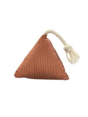 Pet Comfort İpli Prizma Köpek Oyuncağı Kiremit 17x30cm - 1