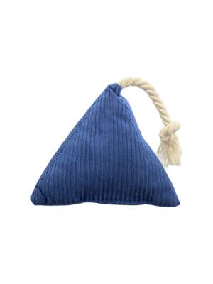 Pet Comfort İpli Prizma Köpek Oyuncağı Mavi 17x30cm - 1