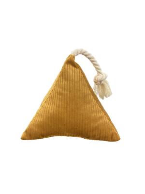 Pet Comfort İpli Prizma Köpek Oyuncağı Sarı17x30cm - 1