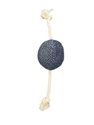 Pet Comfort İpli Top Köpek Oyuncağı Ø10cm, Mavi 40cm - 1