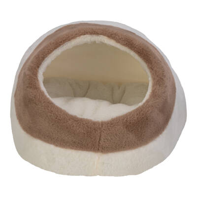 Pet Comfort Nest Kedi Yatağı Ecru/Kahverengi 40x40cm - 1