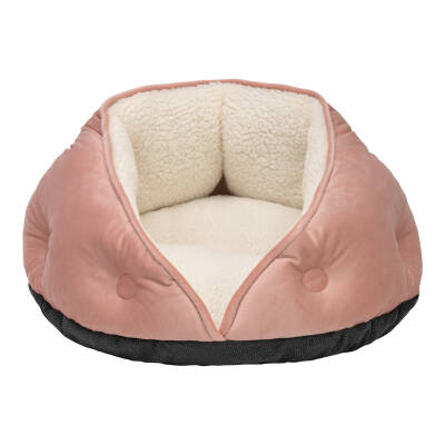 Pet Comfort Paris Kedi ve Köpek Yatağı Pudra Pembe 50cm - 1