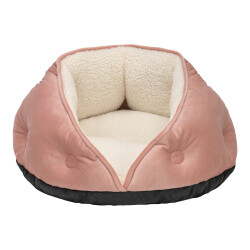 Pet Comfort Paris Kedi ve Köpek Yatağı Pudra Pembe 60cm - 1
