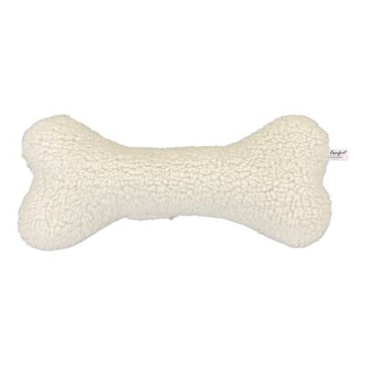 Pet Comfort Peluş Kemik Köpek Oyuncağı Ekru 32cm - 1